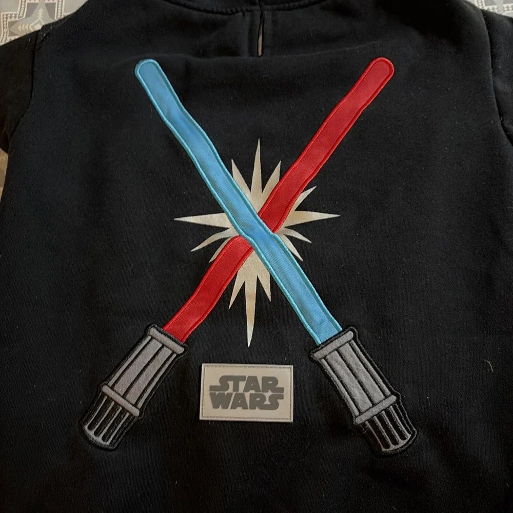 STAR WARS Light Up Lightsaber Dog Hoodie, XX-LARGE,